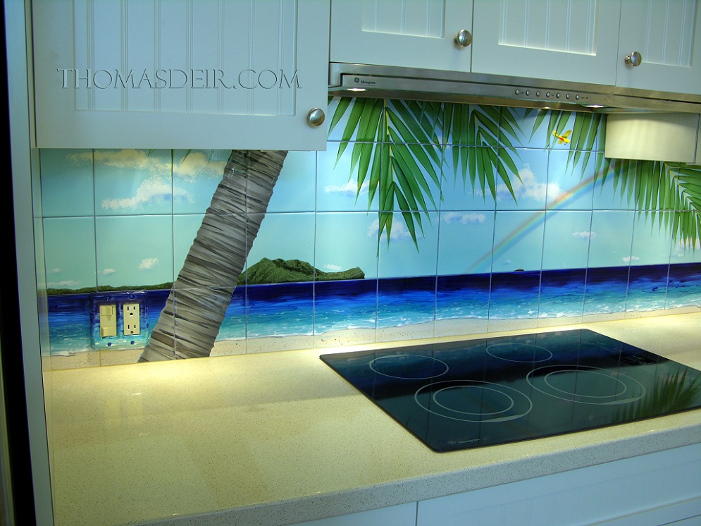 Hawaii Beach Panorama Kitchen Design Detail