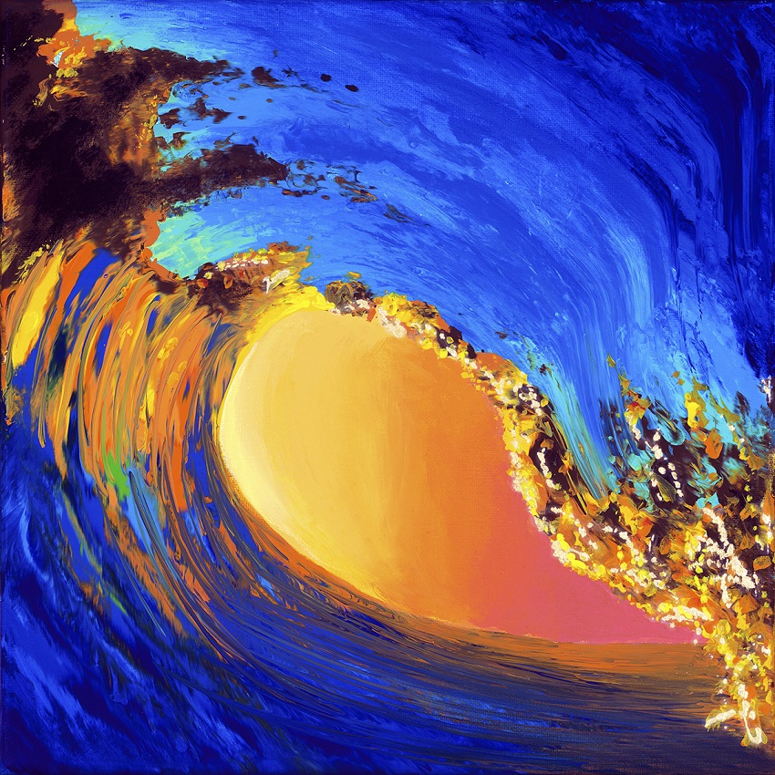 wave painting