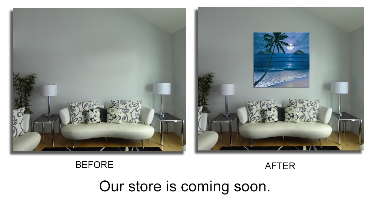Shop home interior artwork coming soon