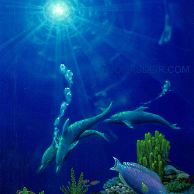 Reef Dolphins Painting