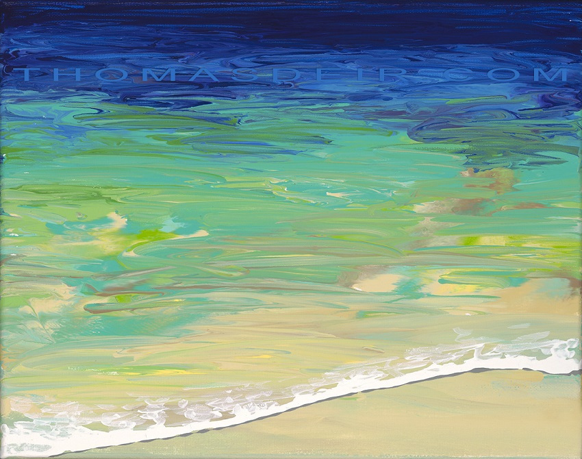 abstract beach paintings AO 15